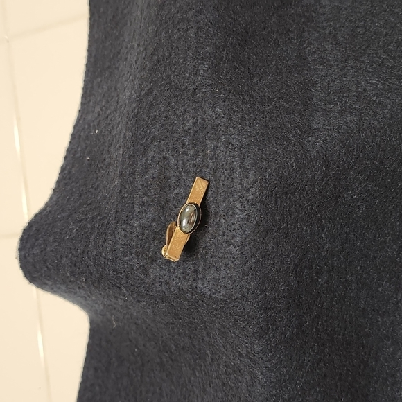 Vintage pretty stone tie clip - Picture 1 of 1